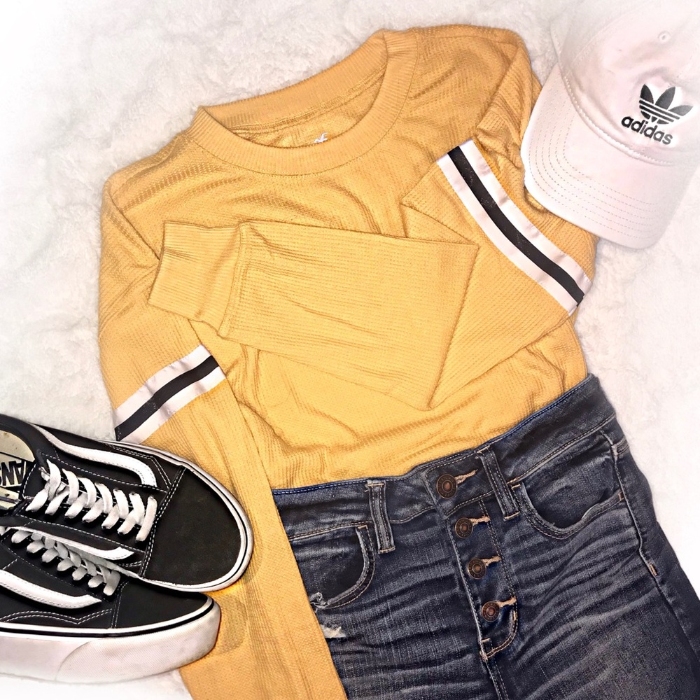 Hollister Waffle Boyfriend Tee